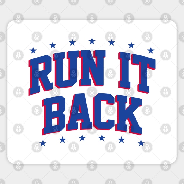 Run It Back - White Sticker by KFig21